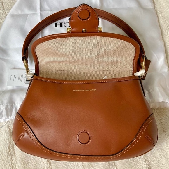 Coach ✨2xHP✨ NWT Soho Bag Saddle CR699 - Picture 8 of 16